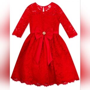 Rare Editions brand, girls size 14 dress, Color red